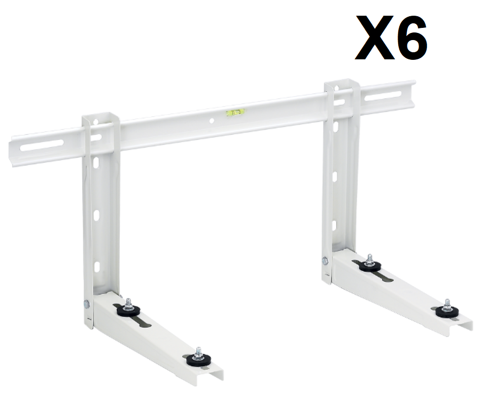 6 x Wall console MS300, pre-assembled 800x380x450mm